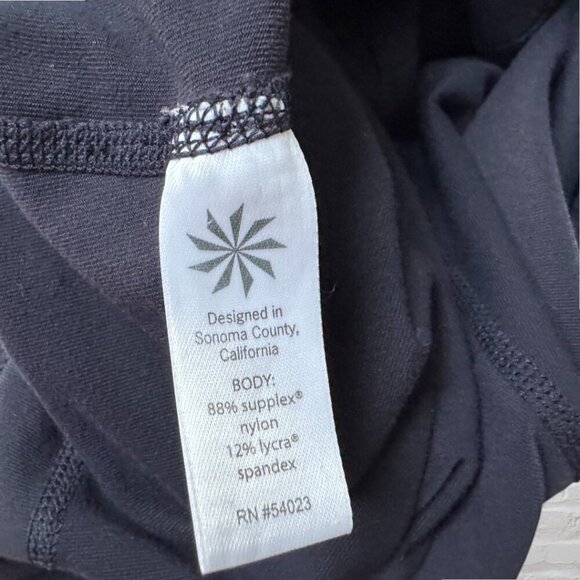 ATHLETA Straight Up Navy Blue Stretch Yoga Workout Pants S - Picture 3 of 6